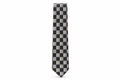 Mens Burton Multicoloured Geometric  Pointed Tie