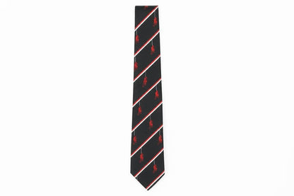 PreWorn  Mens Multicoloured Striped Polyester Pointed Tie One Size