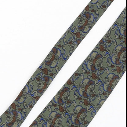 Da Vinci Mens Multicoloured Paisley Silk Pointed Tie One Size