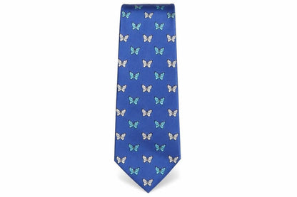 Front view of The Stroke men’s pink geometric silk pointed tie one size