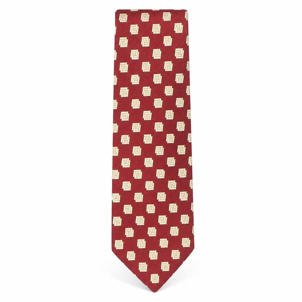 Mens Marks and Spencer Multicoloured Geometric  Pointed Tie