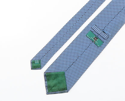 Zadi  Mens Multicoloured Plaids & Checks Silk Pointed Tie One Size