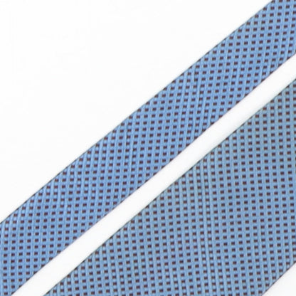 Zadi  Mens Multicoloured Plaids & Checks Silk Pointed Tie One Size