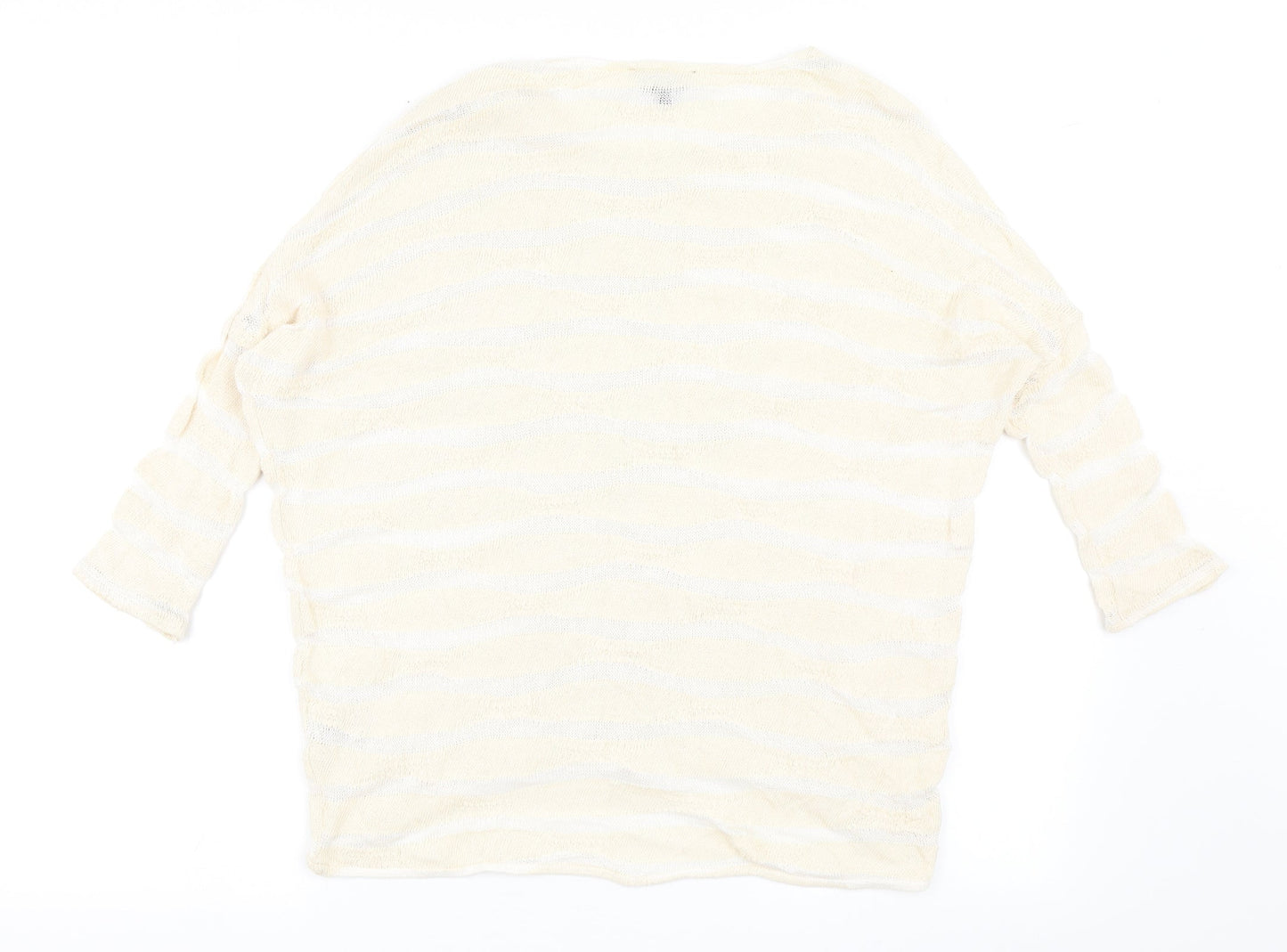 Womens UK Size 10 Phase Eight Beige Pullover Jumper