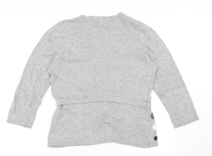 Womens UK Size L CC Grey Cardigan Jumper