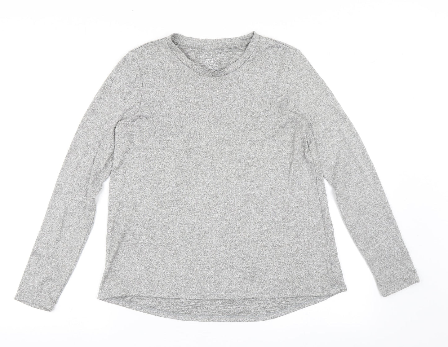 Womens UK Size S American Eagle Outfitters Grey Basic T-Shirt