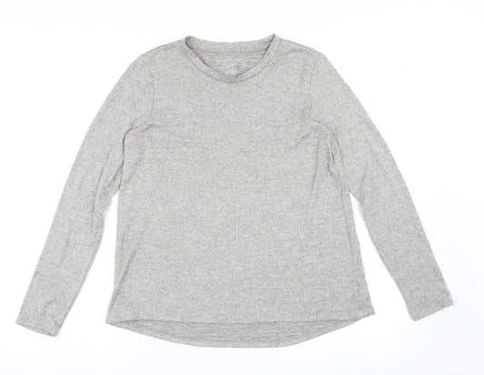 Womens UK Size S American Eagle Outfitters Grey Basic T-Shirt
