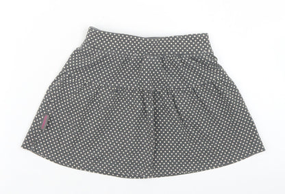 Coccodrillo Girls Grey Polka Dot Cotton Flare Skirt Size 3 Years  Regular