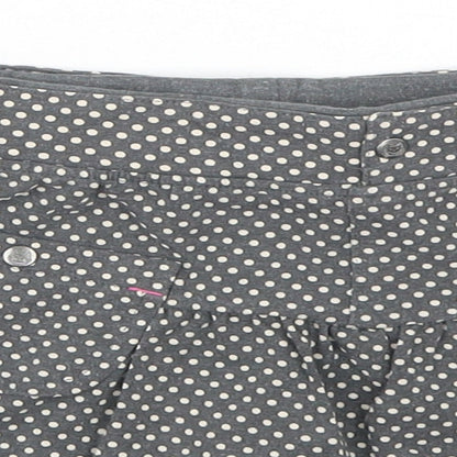 Coccodrillo Girls Grey Polka Dot Cotton Flare Skirt Size 3 Years  Regular