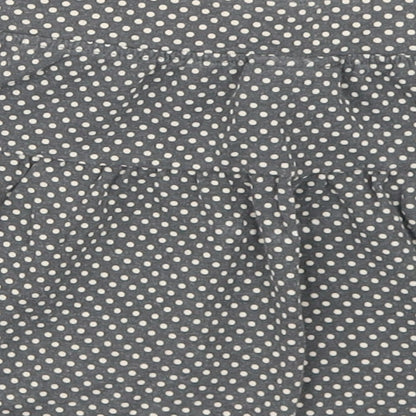 Coccodrillo Girls Grey Polka Dot Cotton Flare Skirt Size 3 Years  Regular