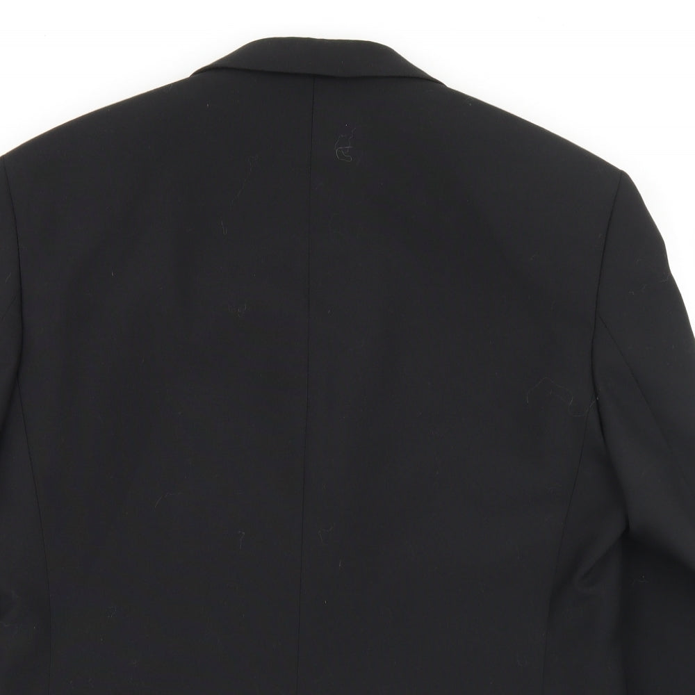 Mens UK Size 40 Burton Regular Black Suit Jacket