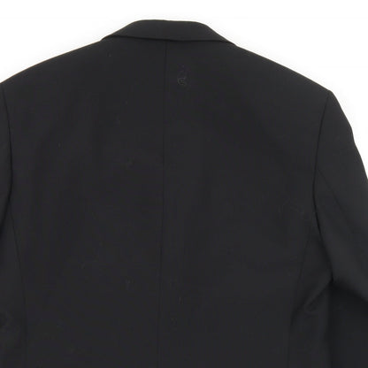 Mens UK Size 40 Burton Regular Black Suit Jacket