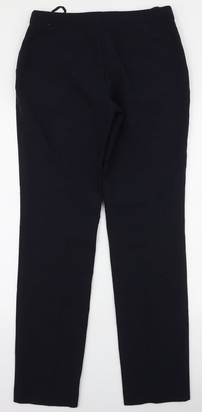 Womens UK Size 8 Atmosphere Slim Fit Dress Pants Blue Trousers