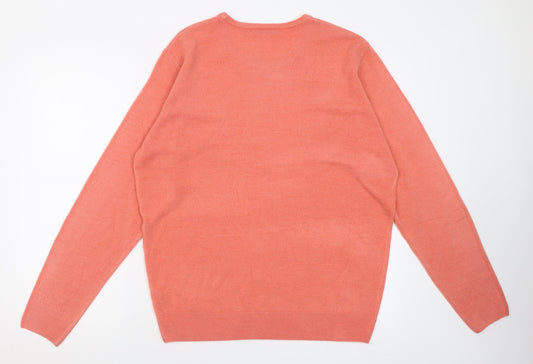 Womens UK Size L Dunnes Stores Pink Pullover Jumper
