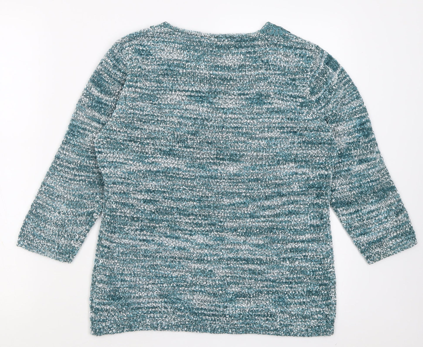 Womens UK Size S BM Blue Pullover Jumper