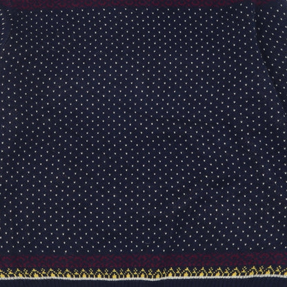 Cedar Wood State Mens Blue Crew Neck Polka Dot Acrylic Pullover Jumper Size L