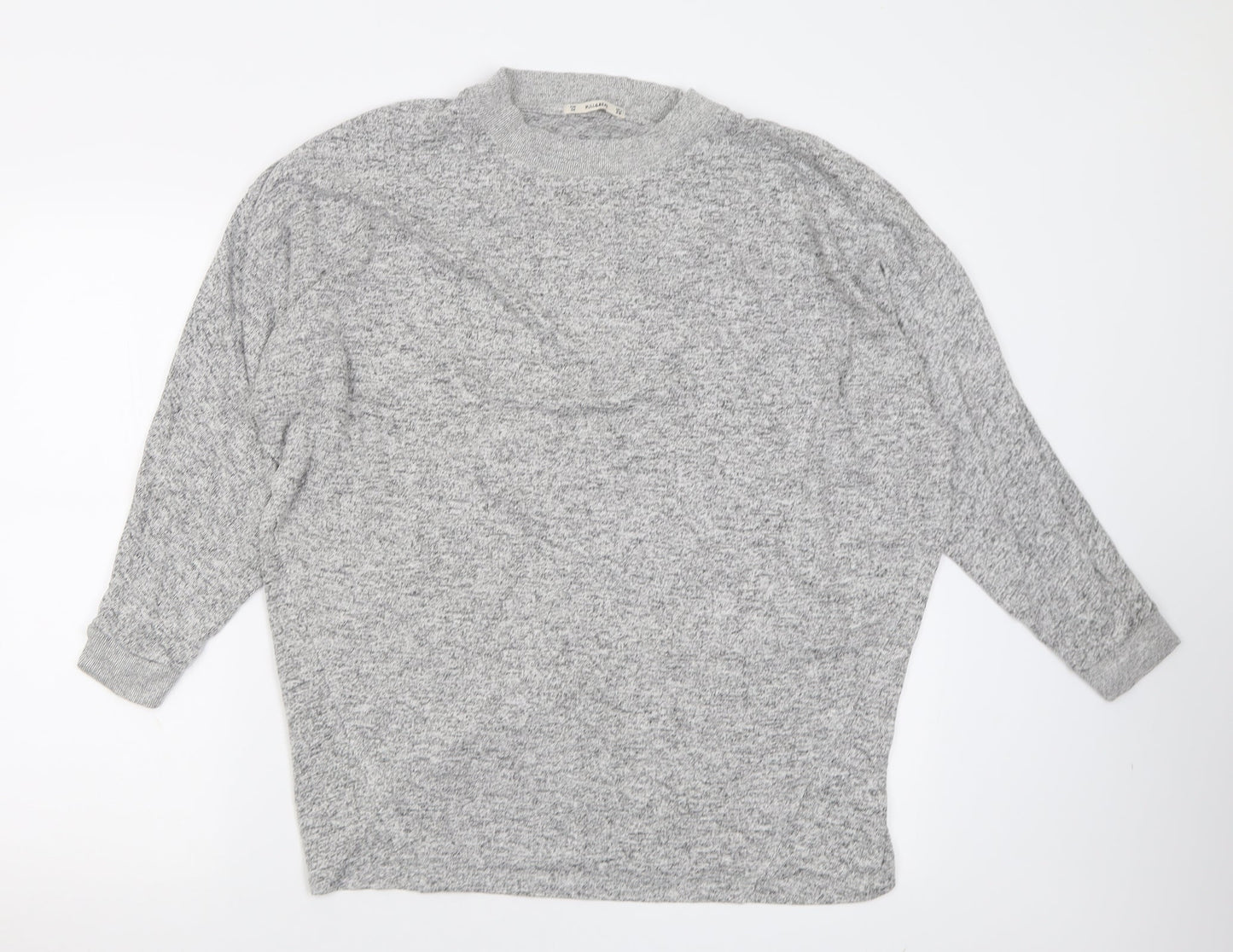 Womens UK Size M Pull&Bear Grey Pullover Jumper