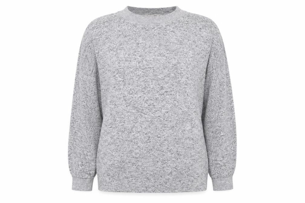 Womens UK Size M Pull&Bear Grey Pullover Jumper