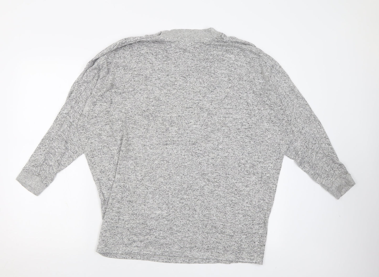 Womens UK Size M Pull&Bear Grey Pullover Jumper
