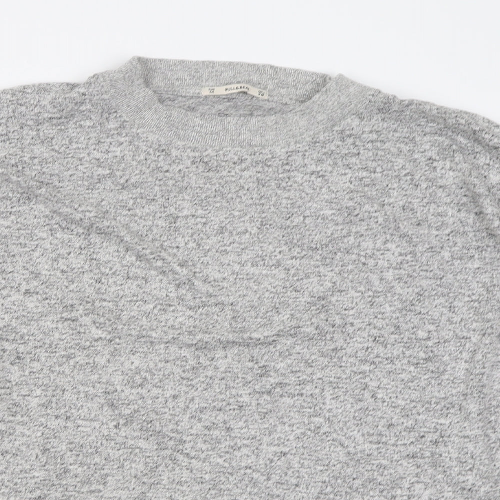 Womens UK Size M Pull&Bear Grey Pullover Jumper