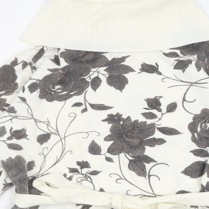 Womens UK Size M First Avenue Ivory Pullover Jumper