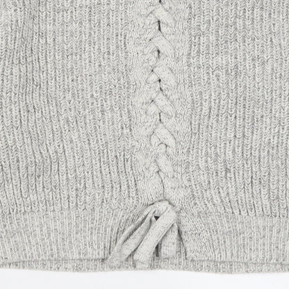 Womens UK Size S New Look Grey Pullover Jumper