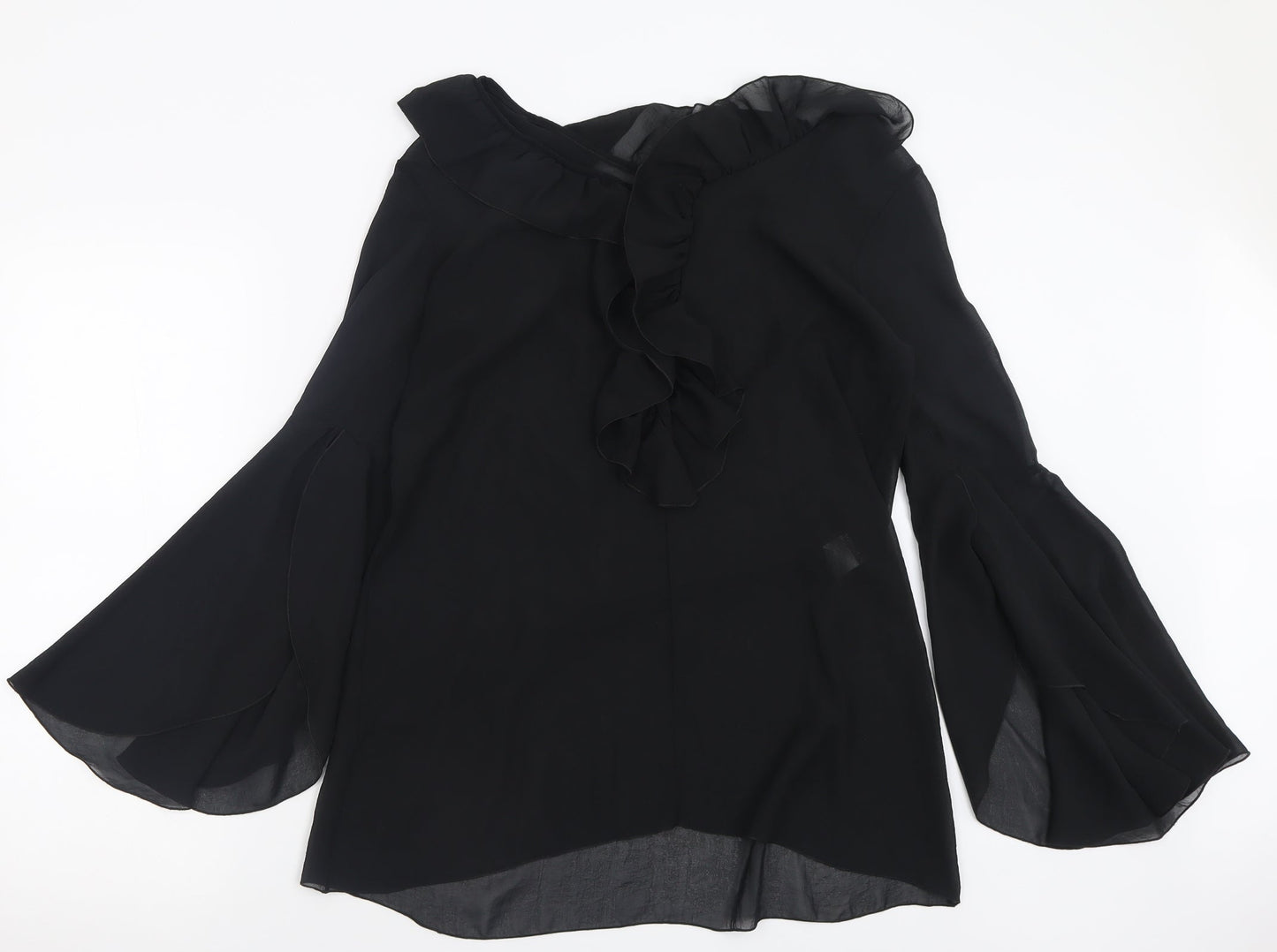 Womens UK Size S TFNC Black Basic Blouse