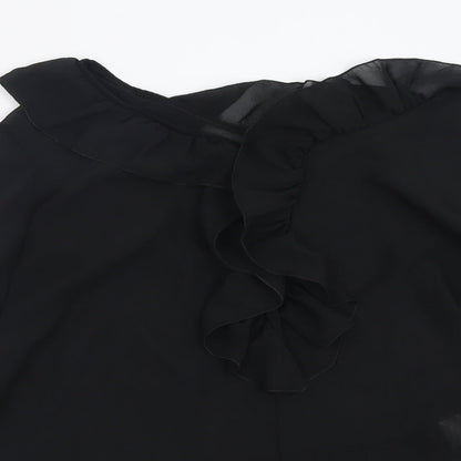 Womens UK Size S TFNC Black Basic Blouse