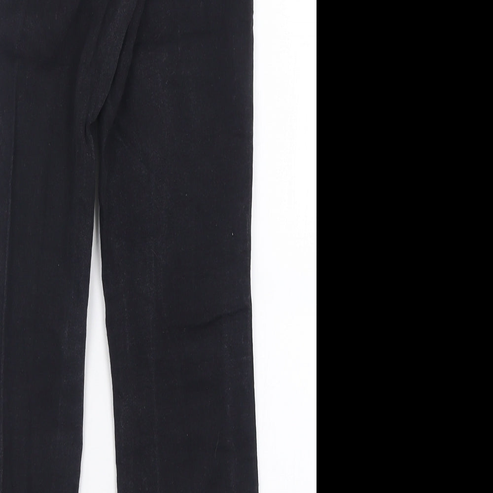 H&M Womens Black  Cotton Skinny Jeans Size 28 L28 in Regular Button