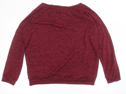 Womens UK Size 16 River Island Pink Pullover Jumper
