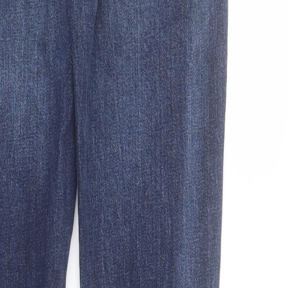 Very Womens Blue  Cotton Skinny Jeans Size S L30 in Regular Zip