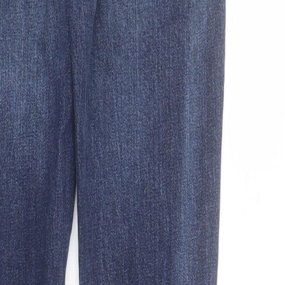 Very Womens Blue  Cotton Skinny Jeans Size S L30 in Regular Zip