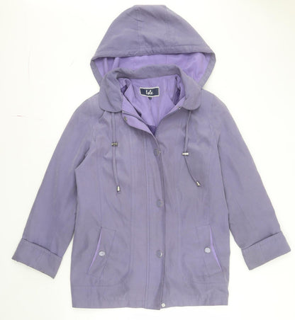 Womens UK Size 12 Isle Purple Anorak Coat