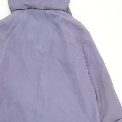 Womens UK Size 12 Isle Purple Anorak Coat