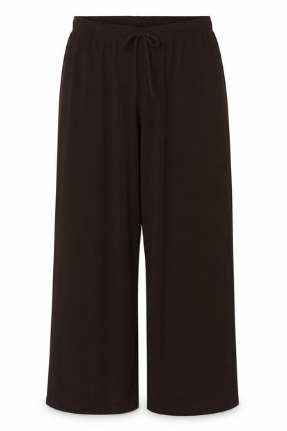 Preworn Womens Black  Polyester Trousers  Size M L31 in Regular Tie