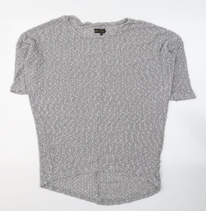 Womens UK Size 10 New Look Grey Pullover Jumper