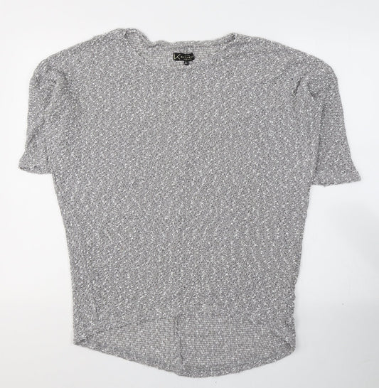 Womens UK Size 10 New Look Grey Pullover Jumper