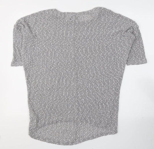 Womens UK Size 10 New Look Grey Pullover Jumper