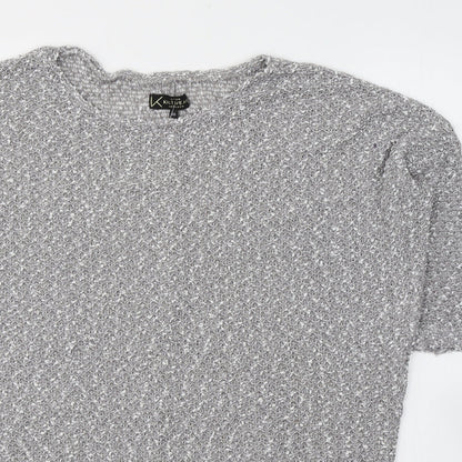 Womens UK Size 10 New Look Grey Pullover Jumper