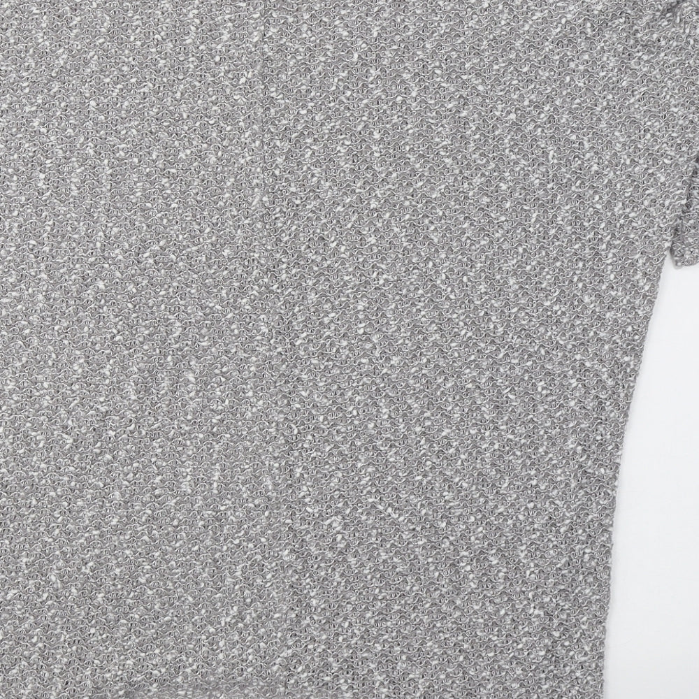 Womens UK Size 10 New Look Grey Pullover Jumper
