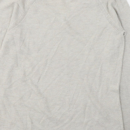 Gap Mens Beige Round Neck  Cotton Pullover Jumper Size M