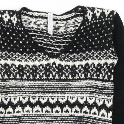 Womens UK Size S Aeropostale Black Pullover Jumper