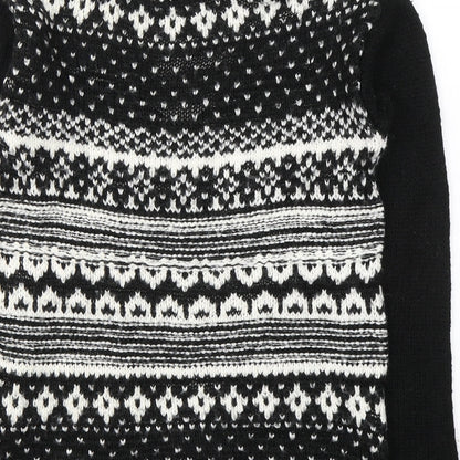 Womens UK Size S Aeropostale Black Pullover Jumper