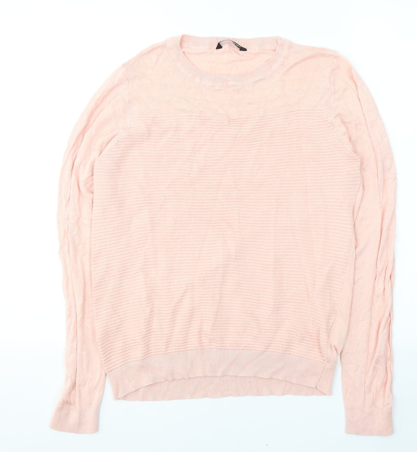 Womens UK Size M Select Pink Jersey Blouse