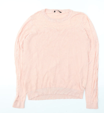Womens UK Size M Select Pink Jersey Blouse