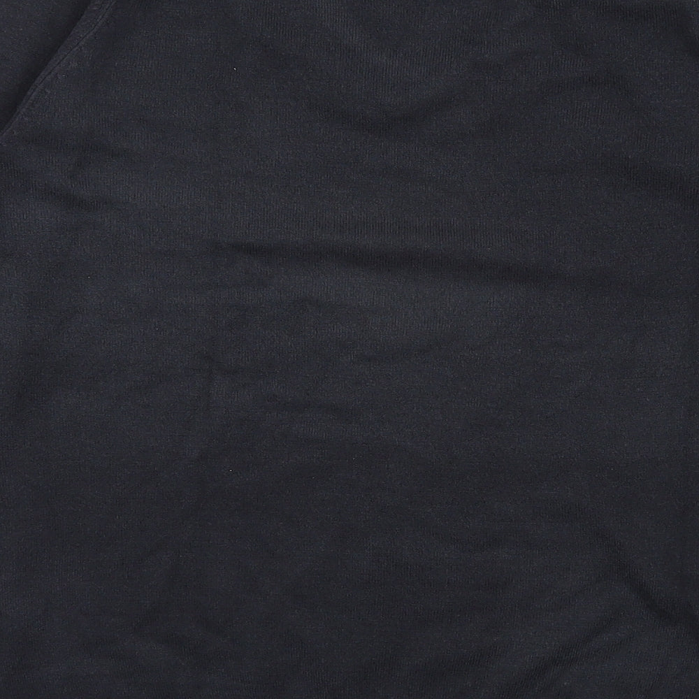 Marks and Spencer Mens Black V-Neck  Acrylic Pullover Jumper Size S