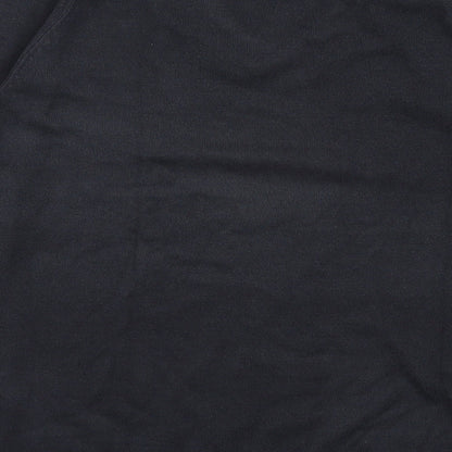 Marks and Spencer Mens Black V-Neck  Acrylic Pullover Jumper Size S