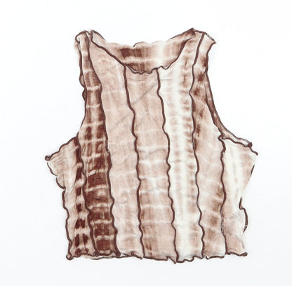 SheIn Womens Brown   Cropped Tank Size XS Round Neck