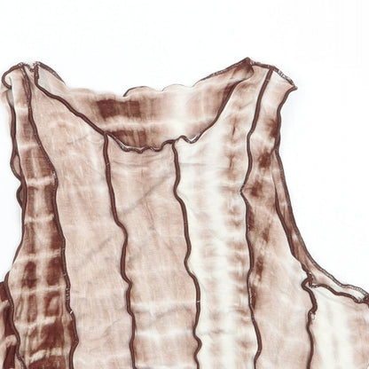 SheIn Womens Brown   Cropped Tank Size XS Round Neck