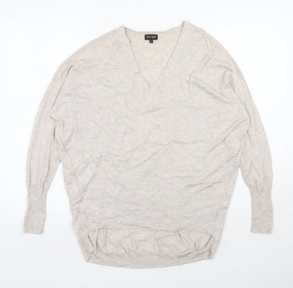 Womens UK Size 10 Phase Eight Beige Pullover Jumper